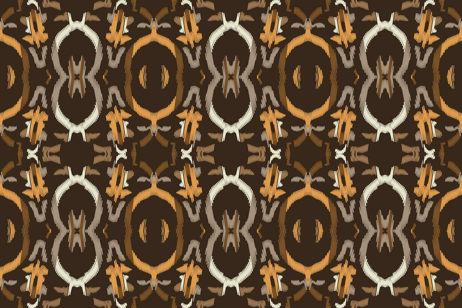 ikat damast paisley borduurwerk achtergrond. ikat streep meetkundig etnisch oosters patroon traditioneel. ikat aztec stijl abstract ontwerp voor afdrukken textuur,stof,sari,sari,tapijt. vector