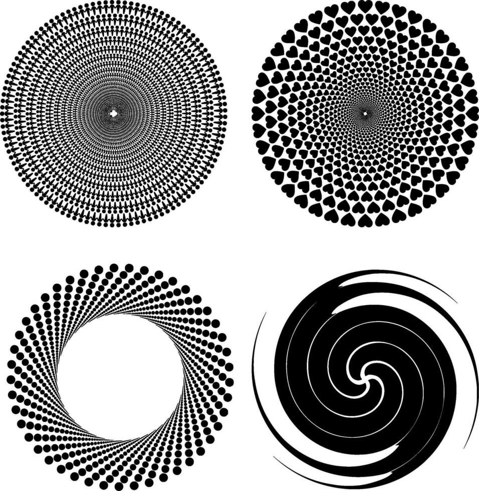 draaikolk silhouet vector Aan wit achtergrond