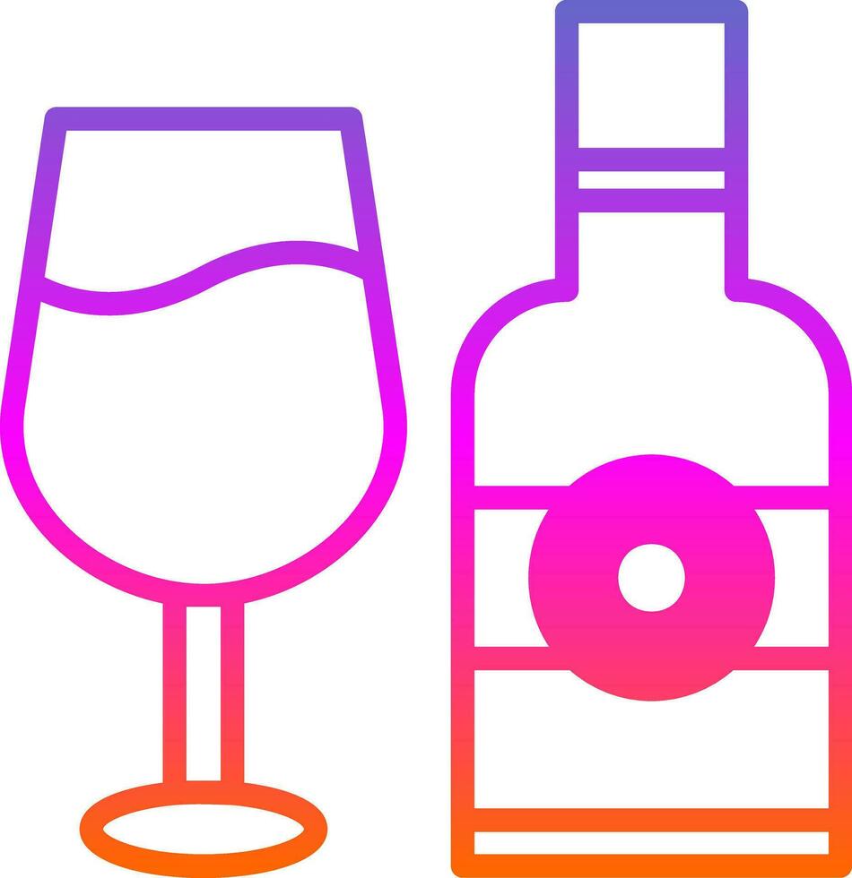 wijn vector icoon ontwerp