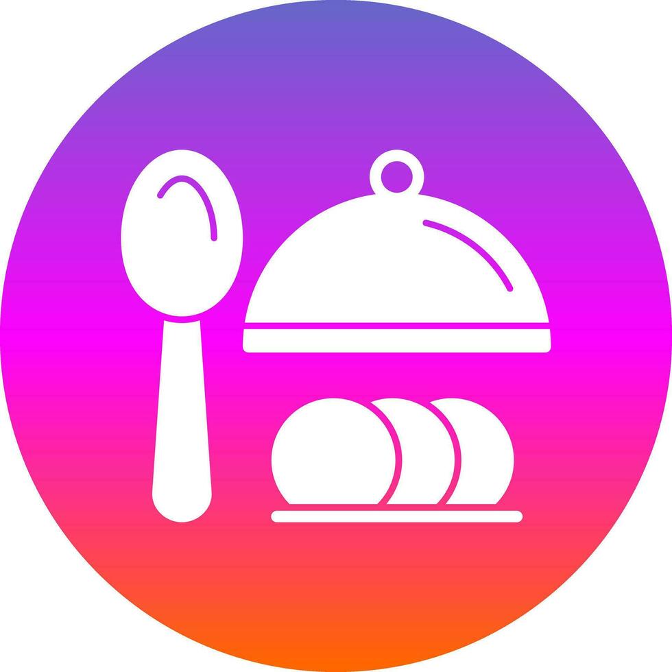 avondeten vector icoon ontwerp
