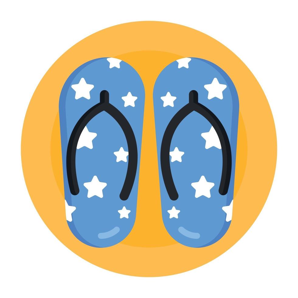 teenslippers en pantoffels vector