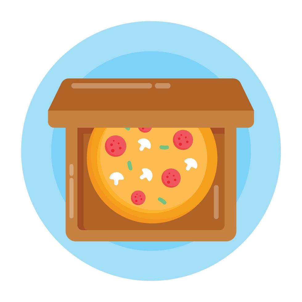 pizza junkfood vector