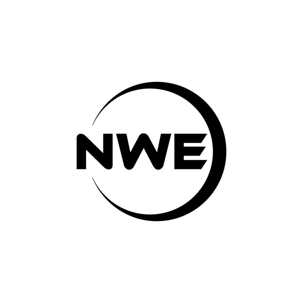 nwe brief logo ontwerp, inspiratie voor een uniek identiteit. modern elegantie en creatief ontwerp. watermerk uw succes met de opvallend deze logo. vector