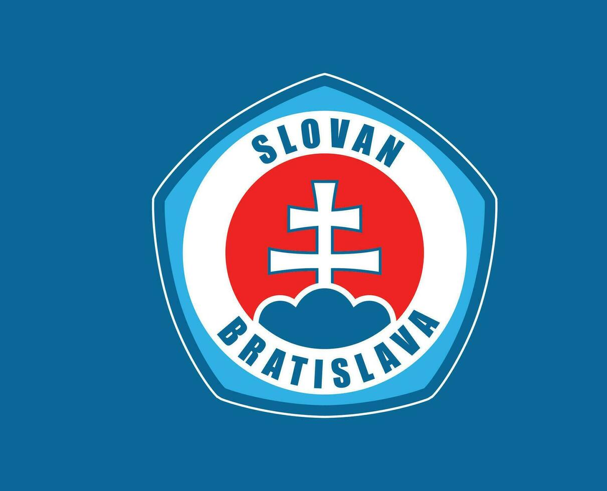 slovaaks Bratislava club symbool logo Slowakije liga Amerikaans voetbal abstract ontwerp vector illustratie met blauw achtergrond
