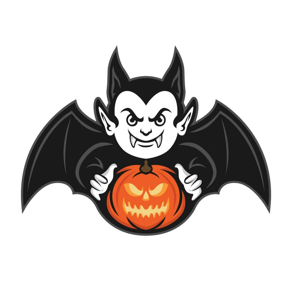 stiker icoon van calan gaaf gelukkig halloween vector beeld illustratie