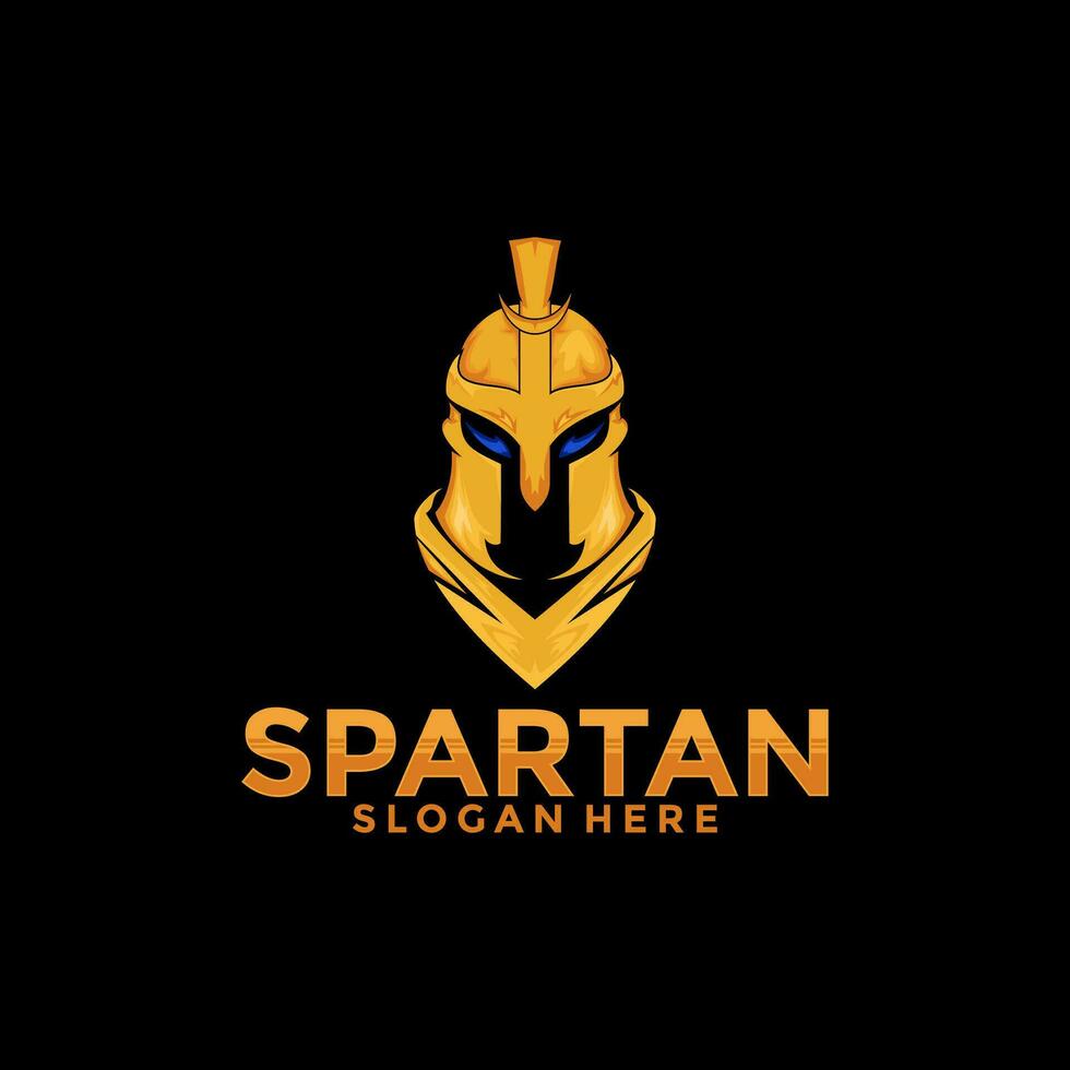 spartaans logo vector, spartaans helm logo vector illustratie ontwerp sjabloon