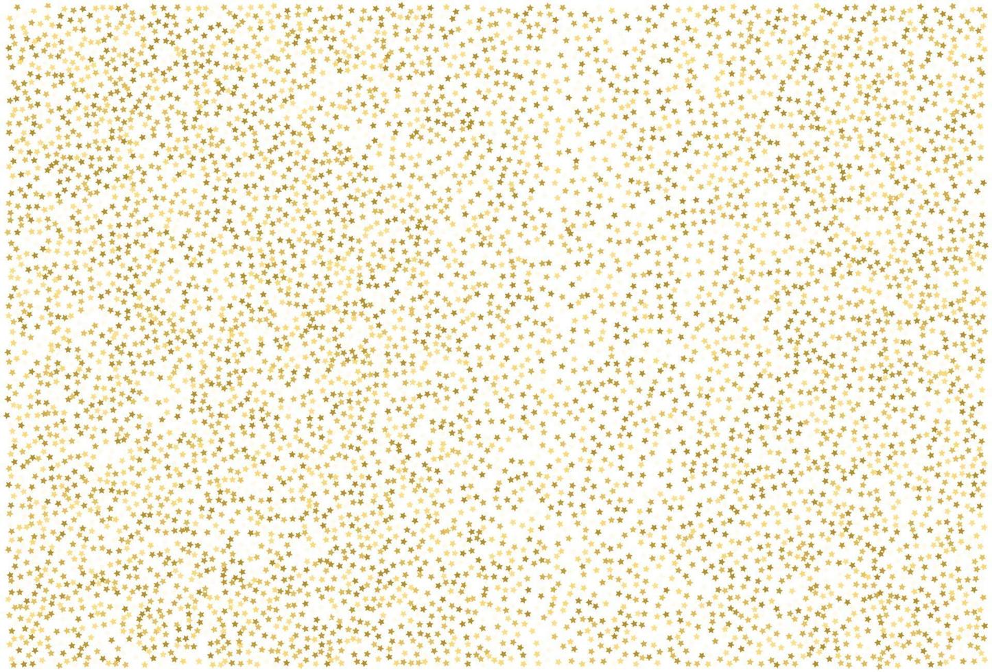 gouden glitter klassieke ster confetti achtergrond vector