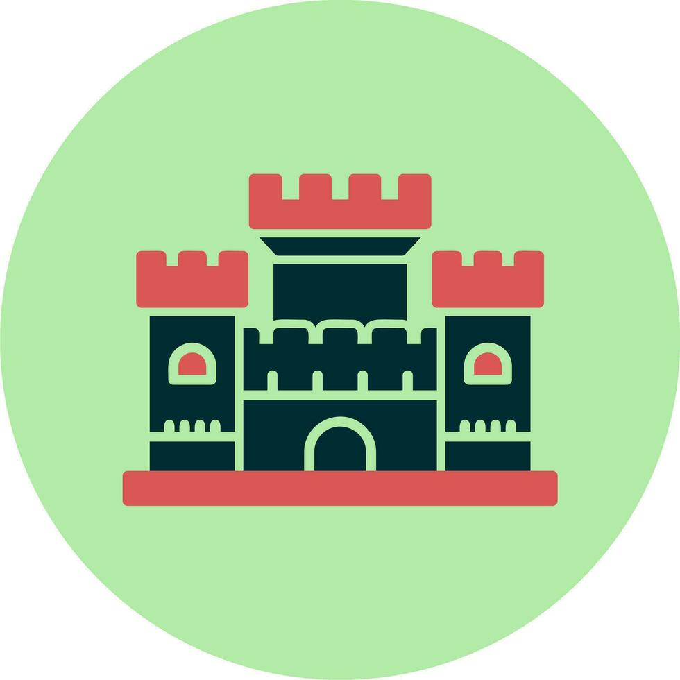 kasteel vector pictogram