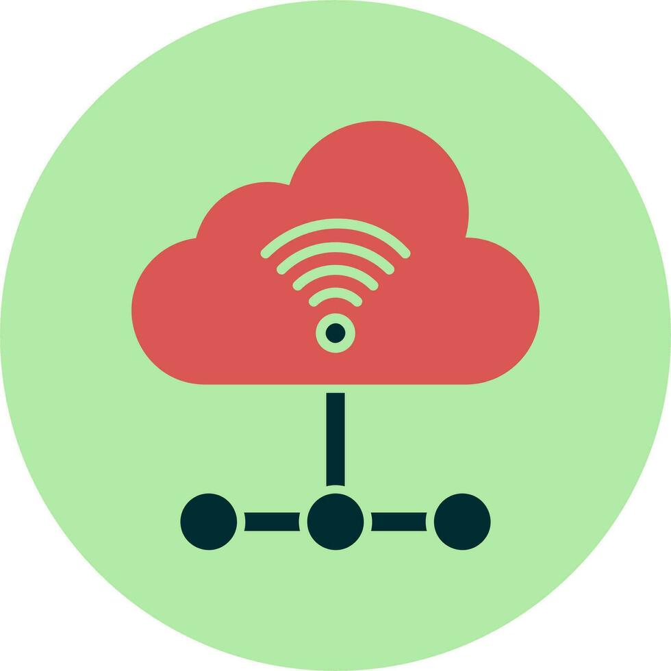 wolk vector pictogram