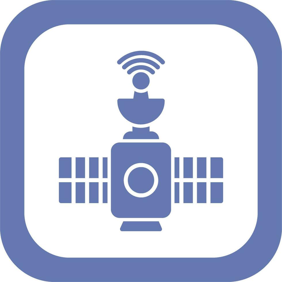 satelliet vector pictogram