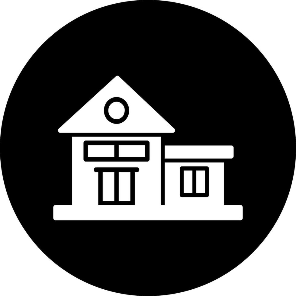 bungalow vector icoon