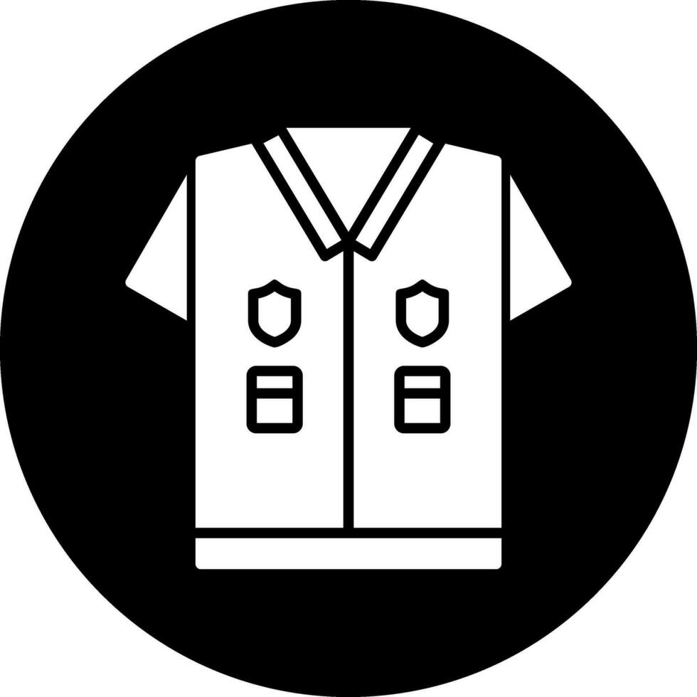 Politie uniform vector icoon