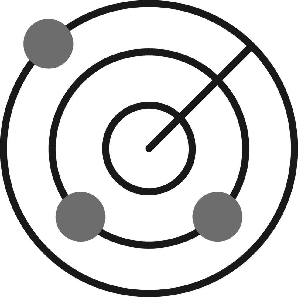 radar vector pictogram