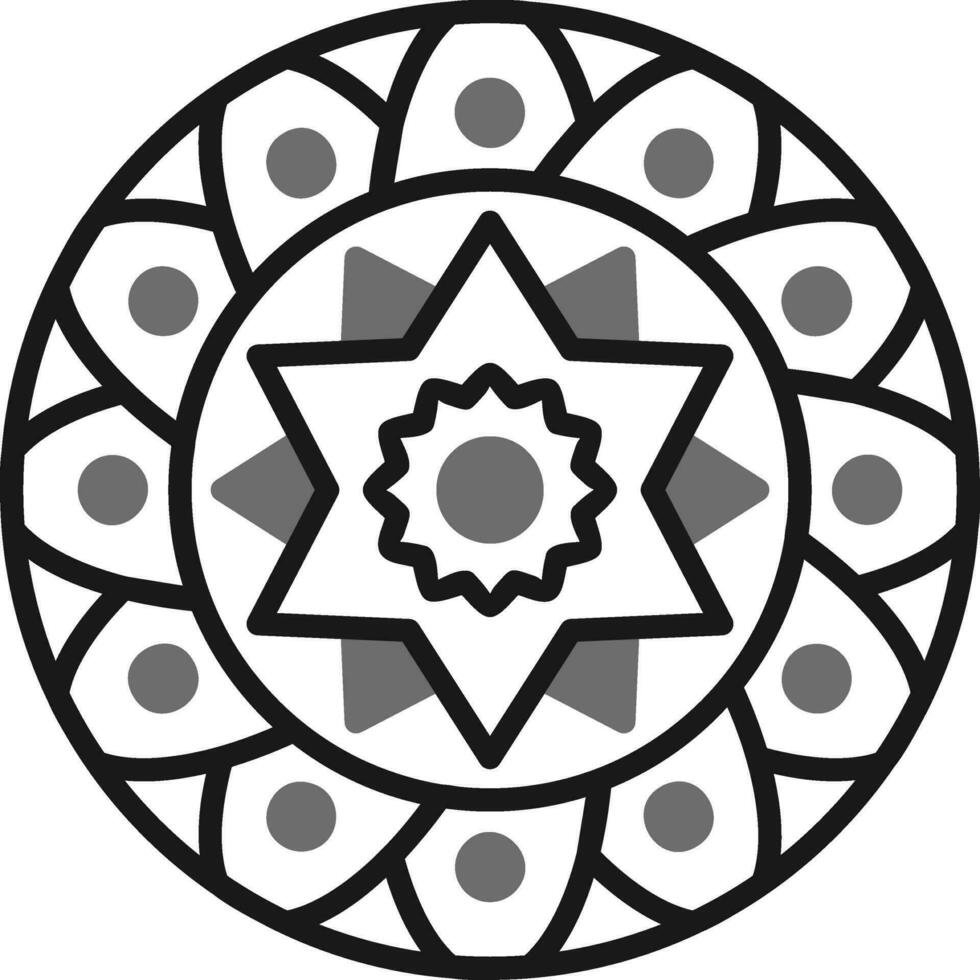 mandala vector icoon