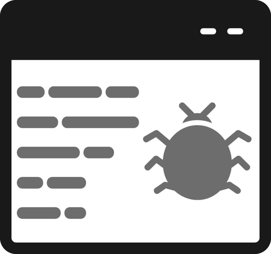 bug vector pictogram