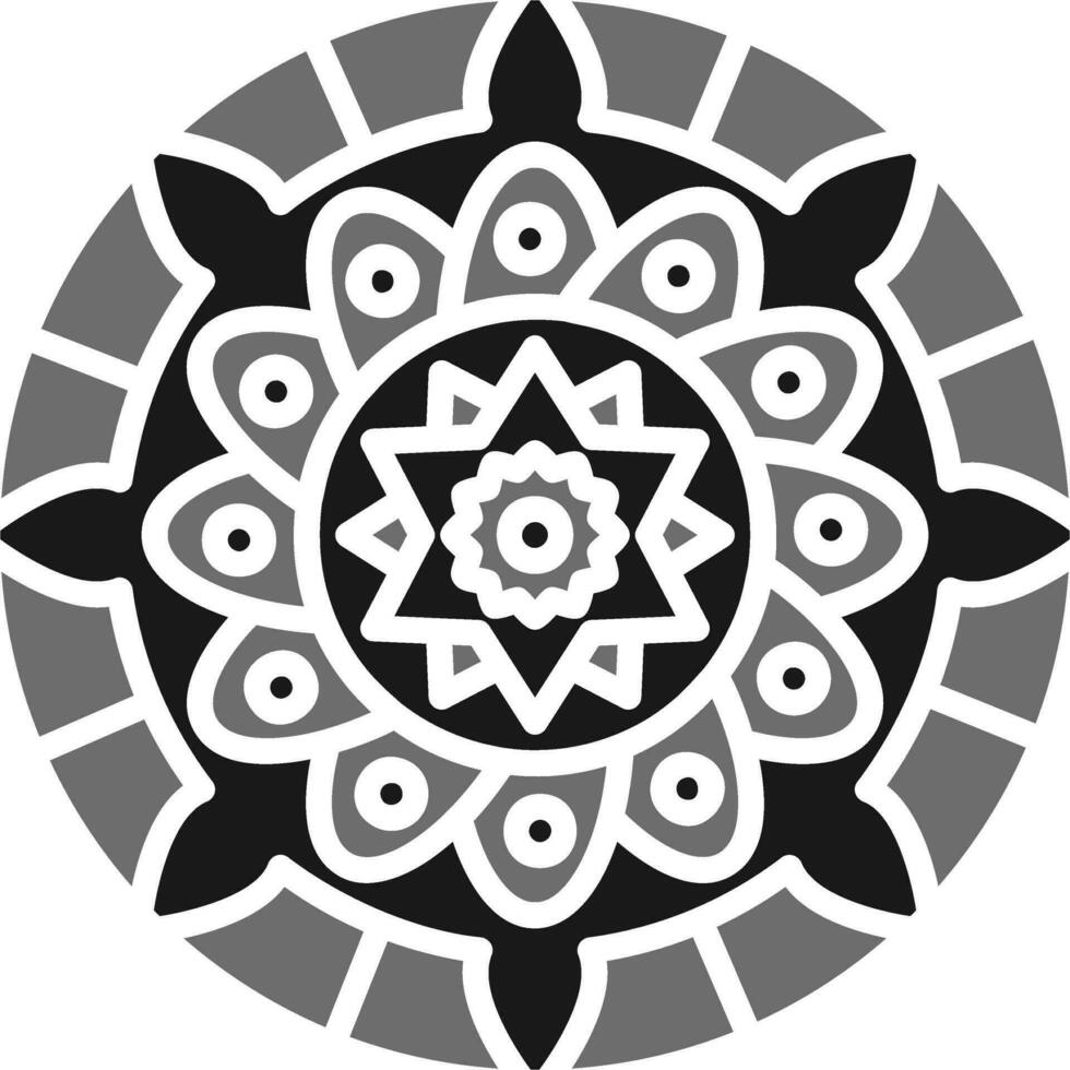 mandala vector icoon