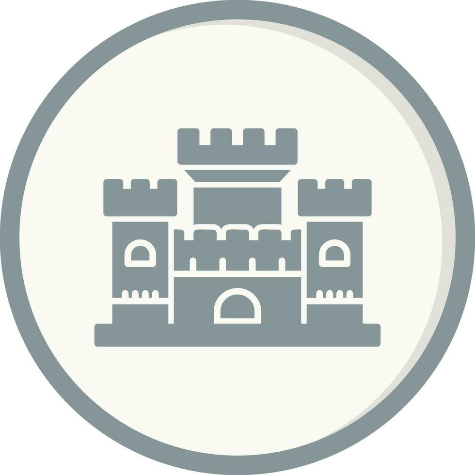 kasteel vector pictogram