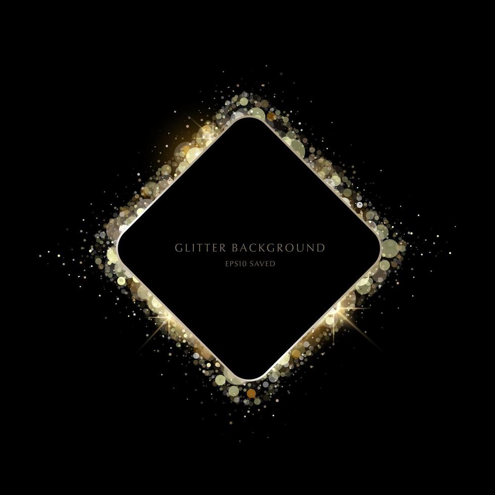 glitterachtergrond, luxe gouden sterrenstoflicht vector