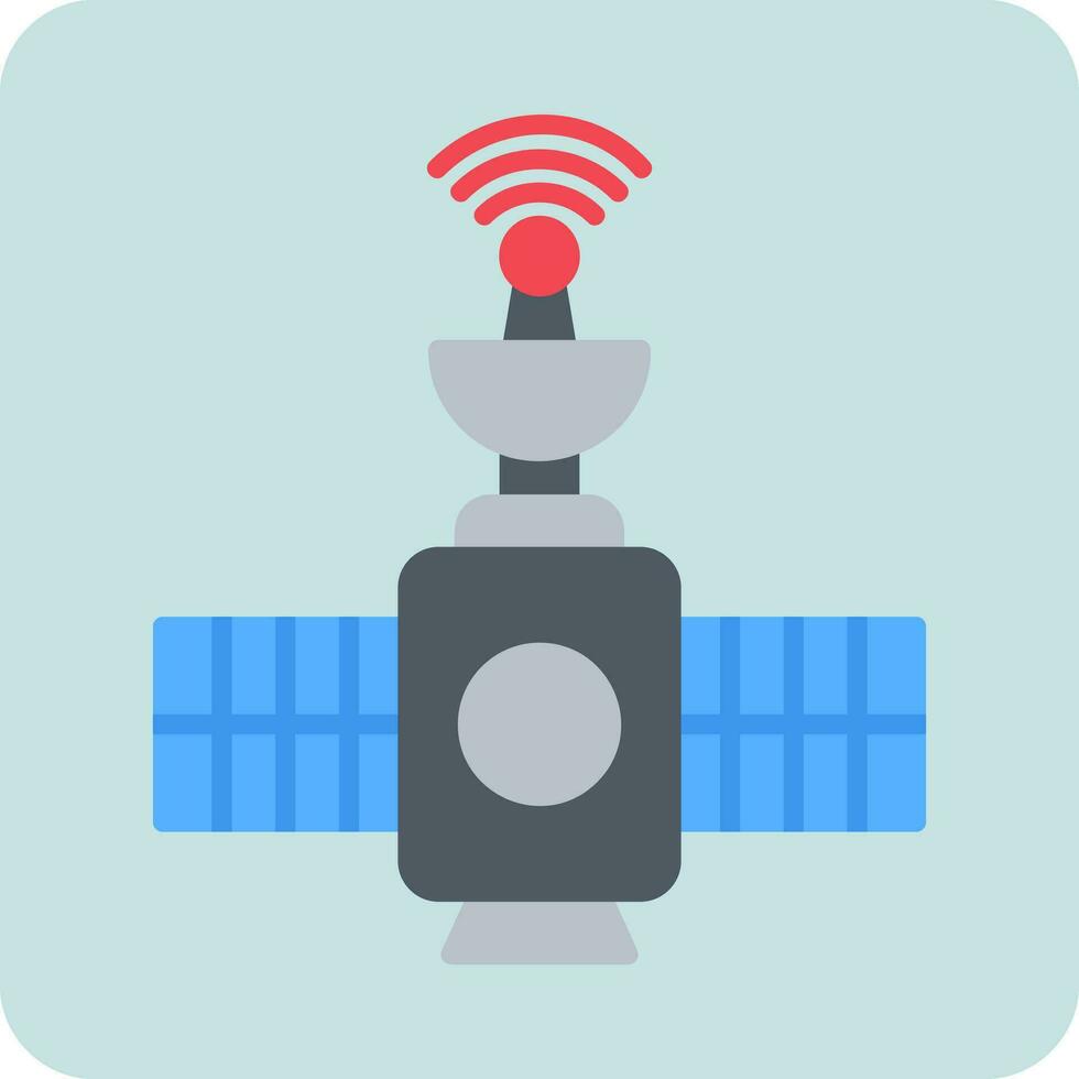 satelliet vector pictogram