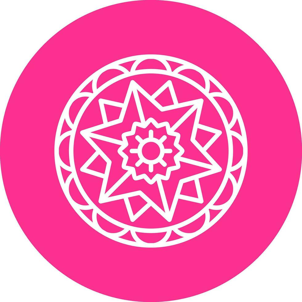 mandala vector icoon