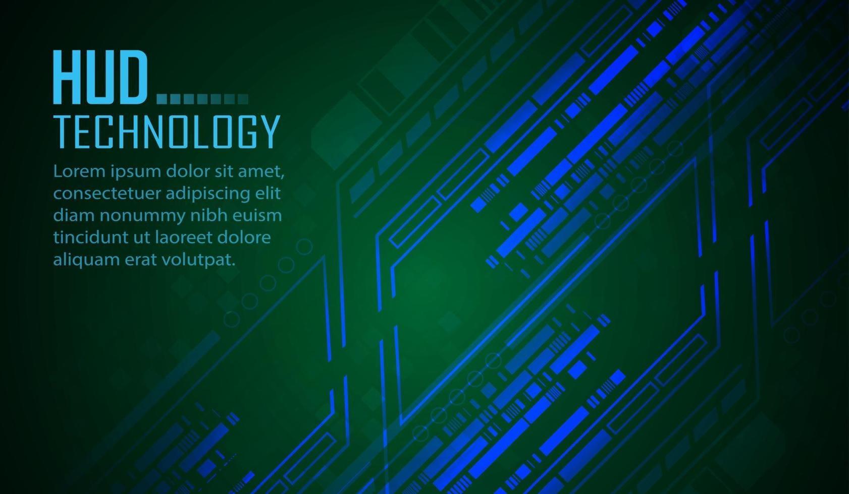 cyber circuit toekomstige technologie concept achtergrond vector