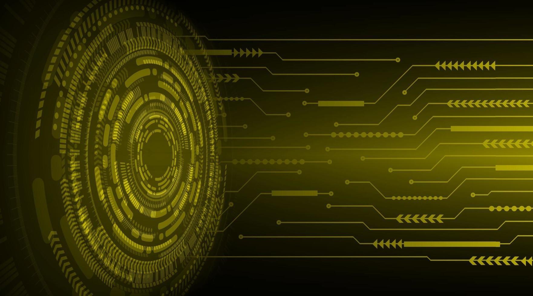 cyber circuit toekomstige technologie concept achtergrond vector