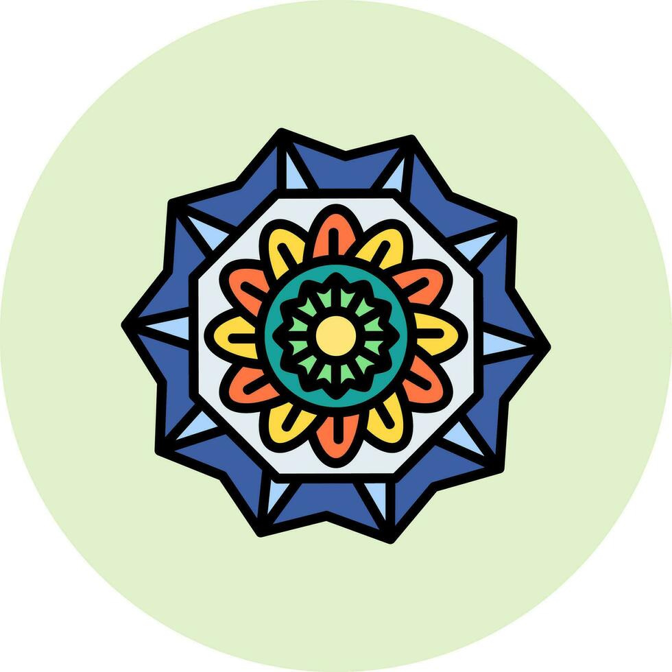 mandala vector icoon