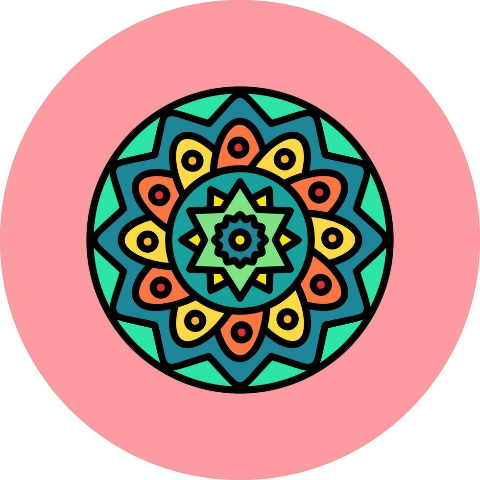 mandala vector icoon