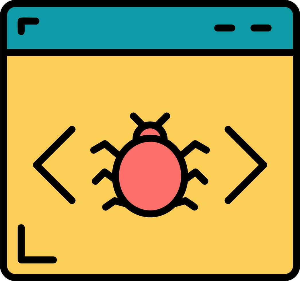 bug vector pictogram