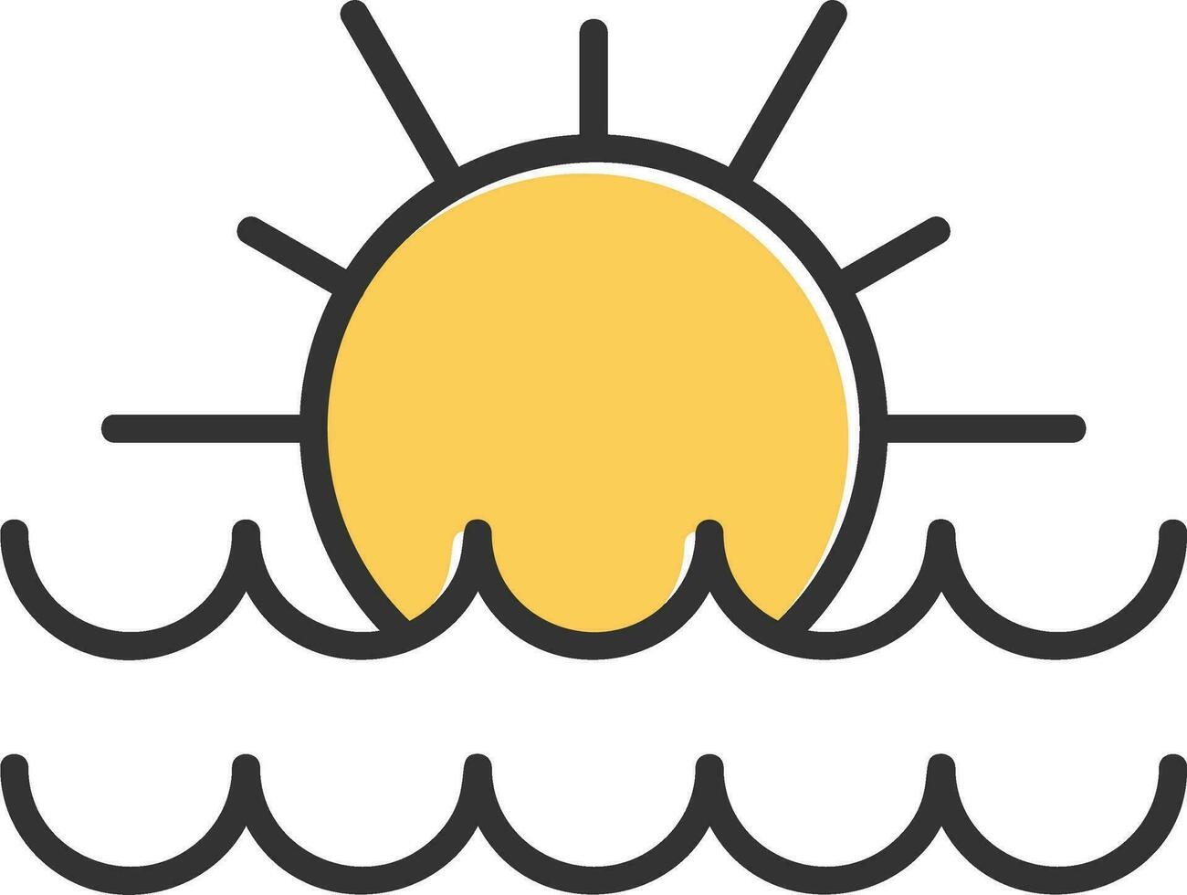 zon vector pictogram