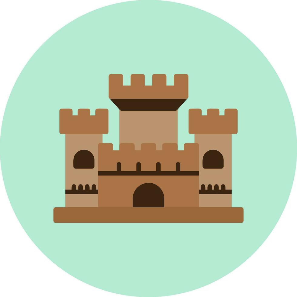 kasteel vector pictogram