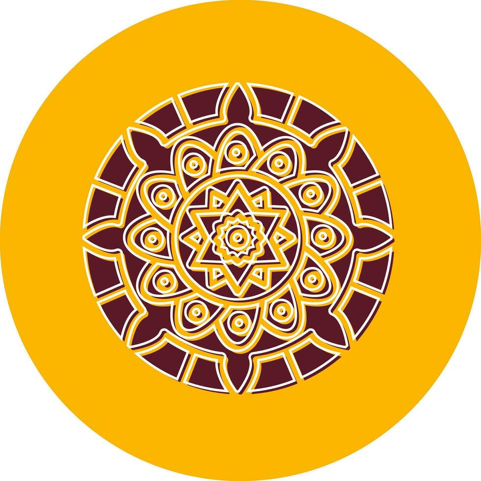 mandala vector icoon