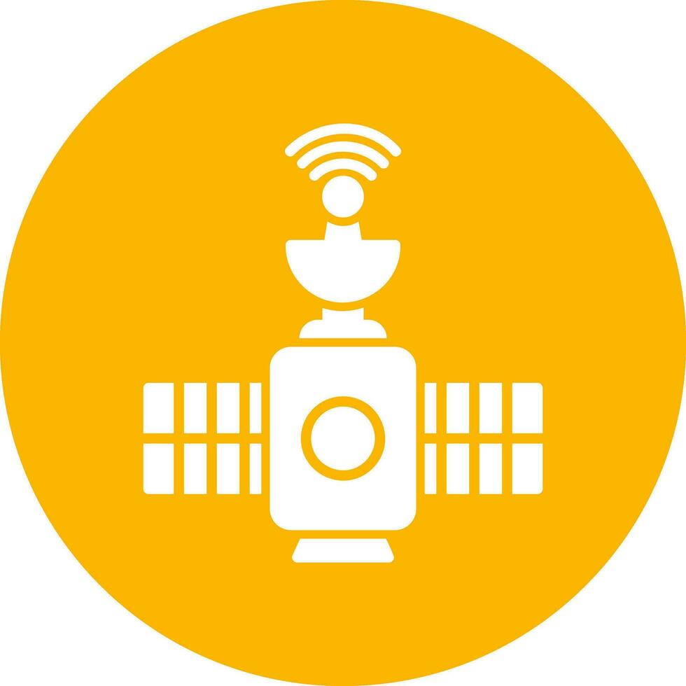 satelliet vector pictogram