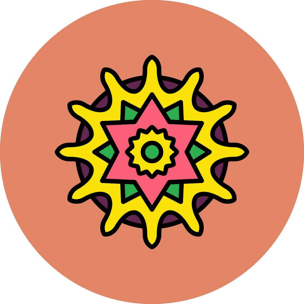 mandala vector icoon