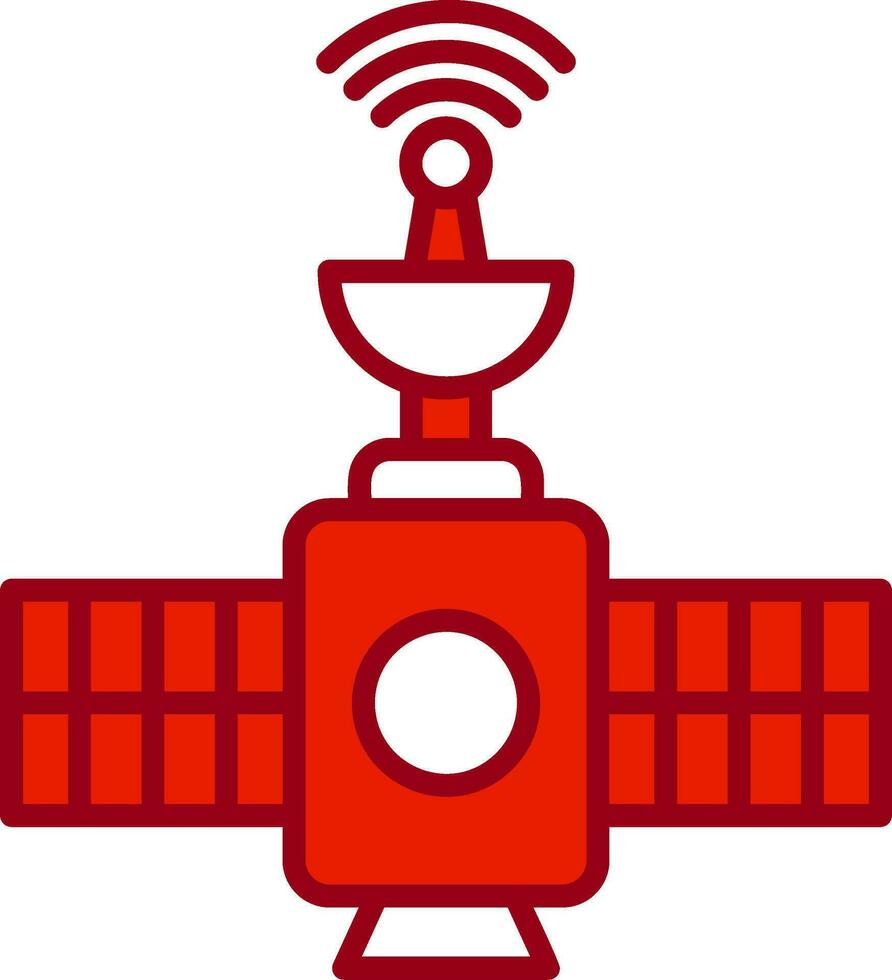 satelliet vector pictogram