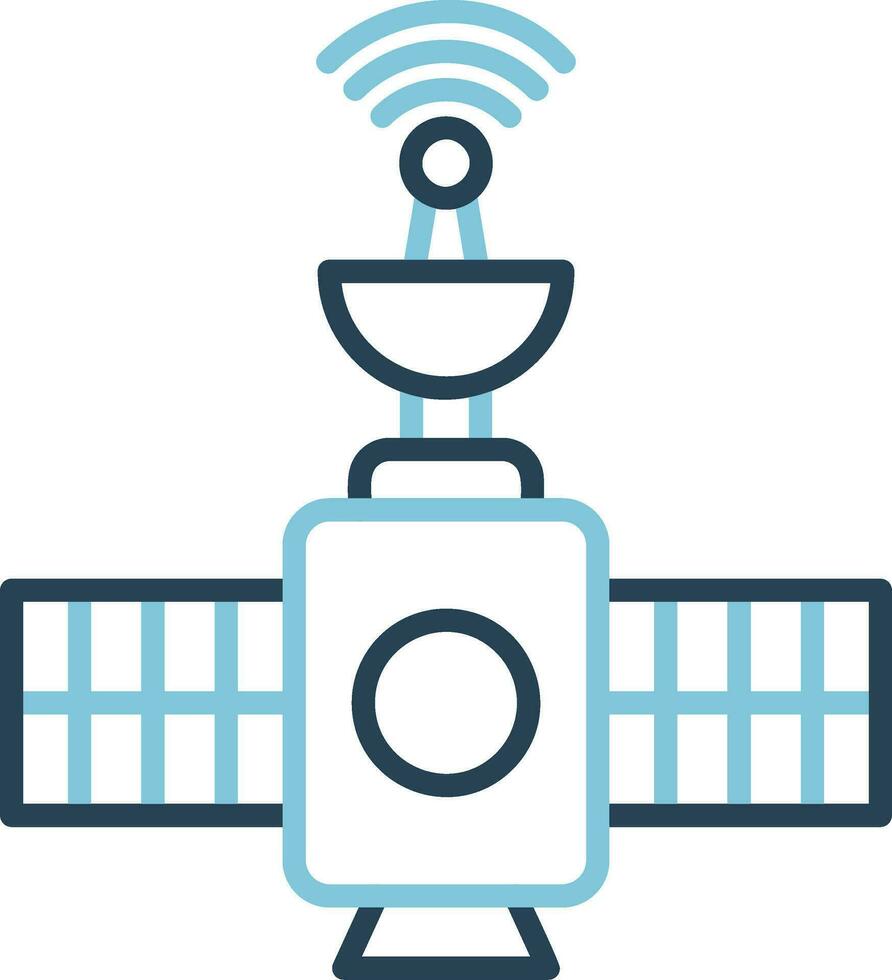 satelliet vector pictogram