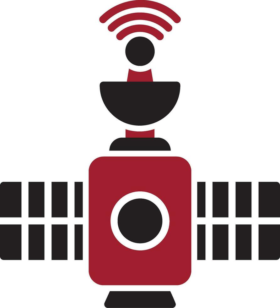 satelliet vector pictogram