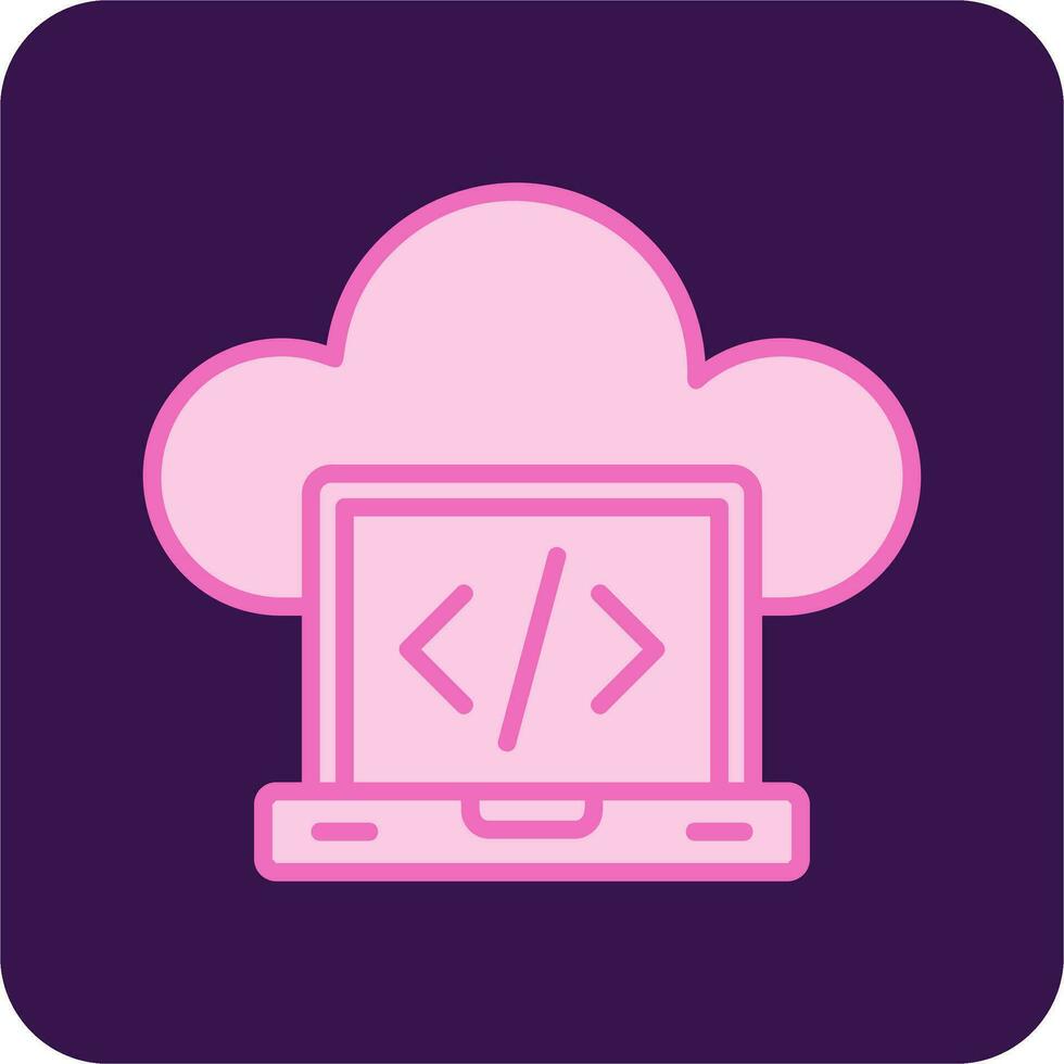 cloud computing vector icon