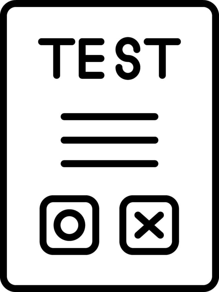 test vector pictogram