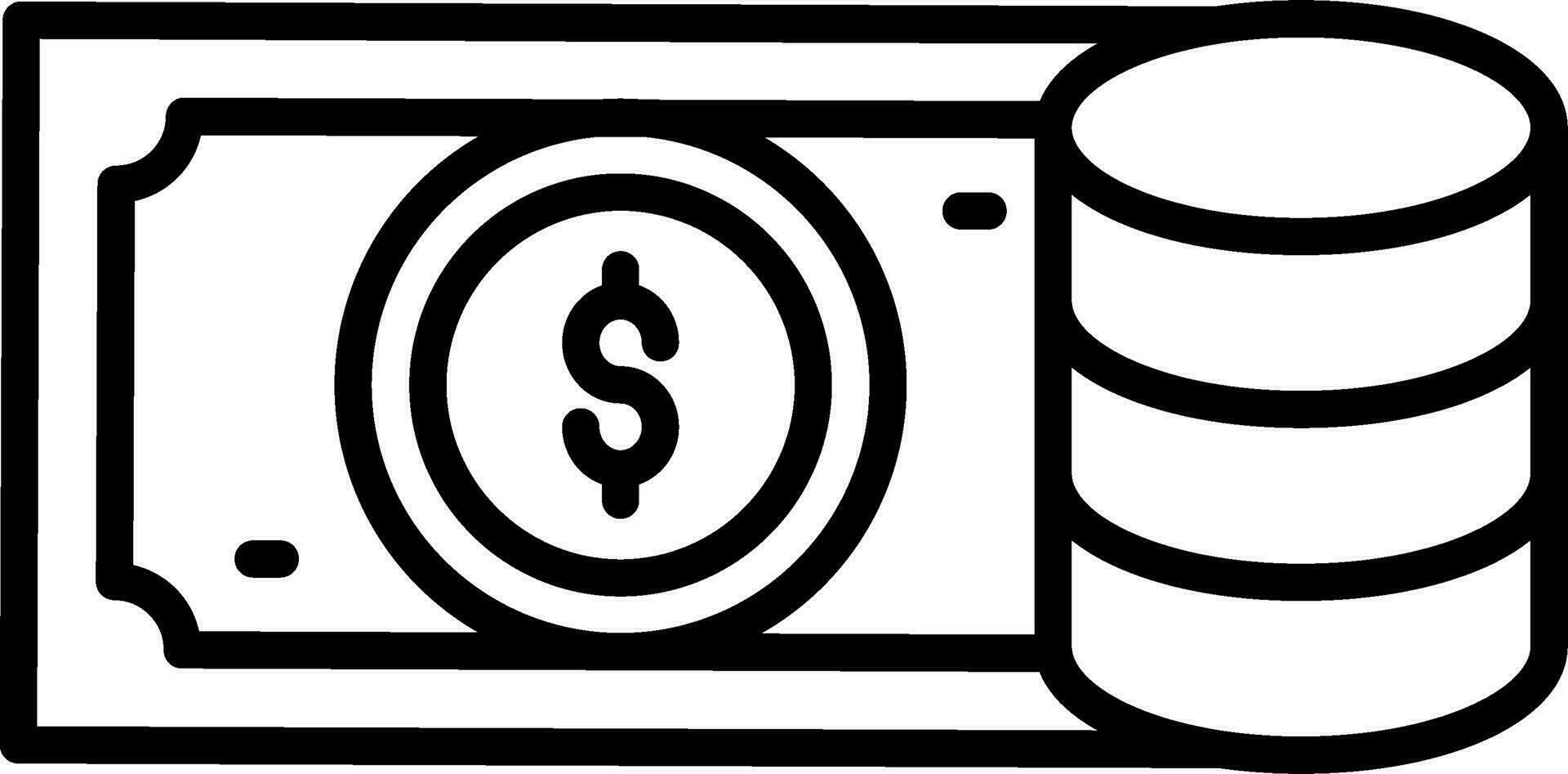 geld vector pictogram