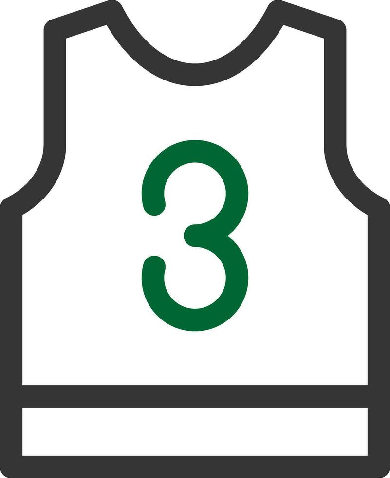 basketbal Jersey creatief icoon ontwerp vector