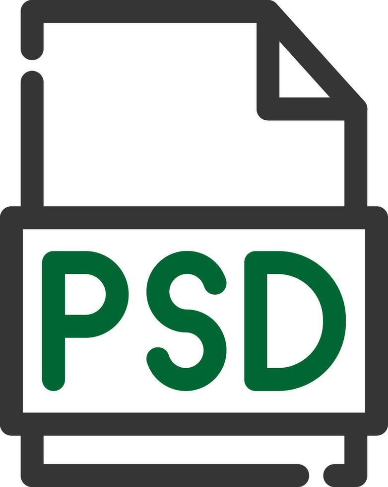 psd het dossier creatief icoon ontwerp vector