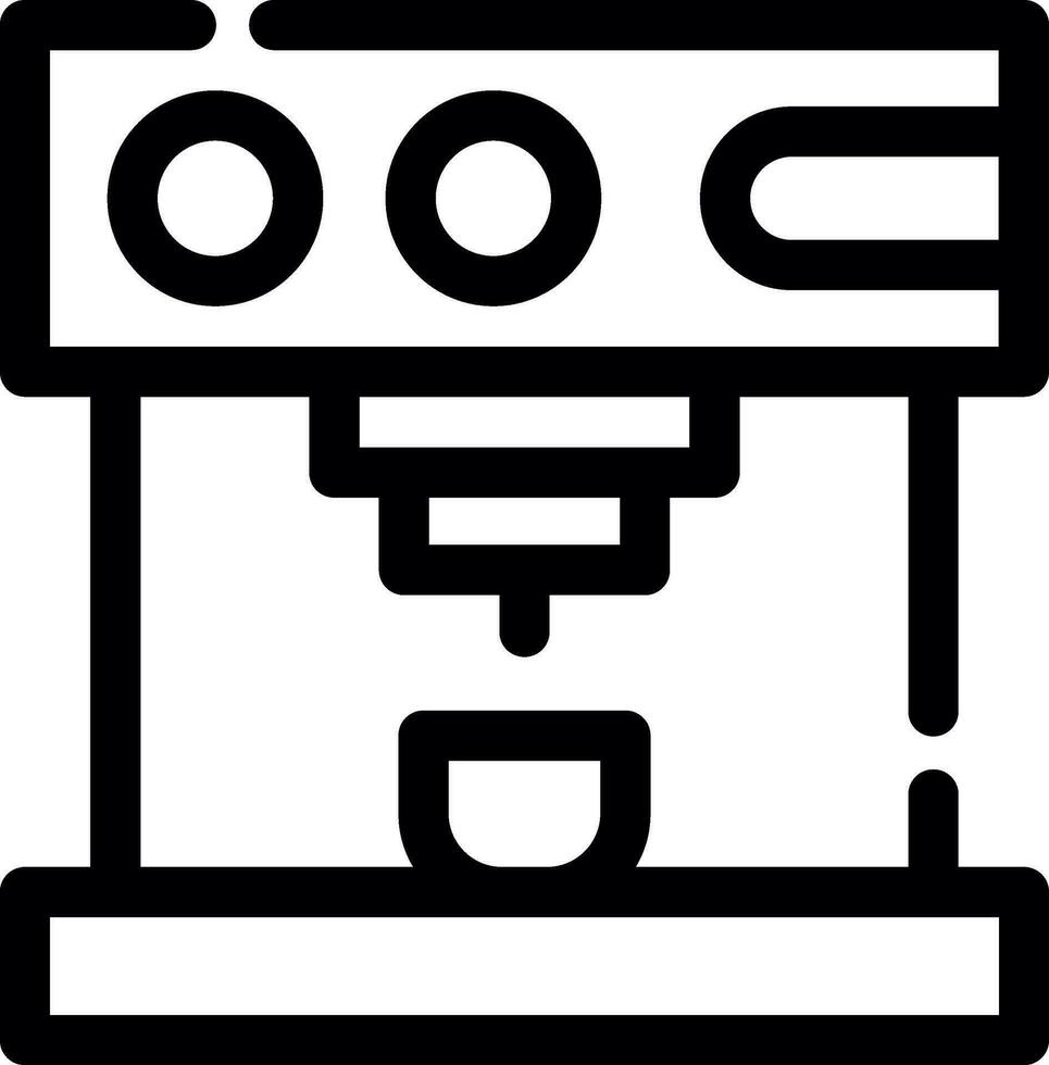koffie machine creatief icoon ontwerp vector