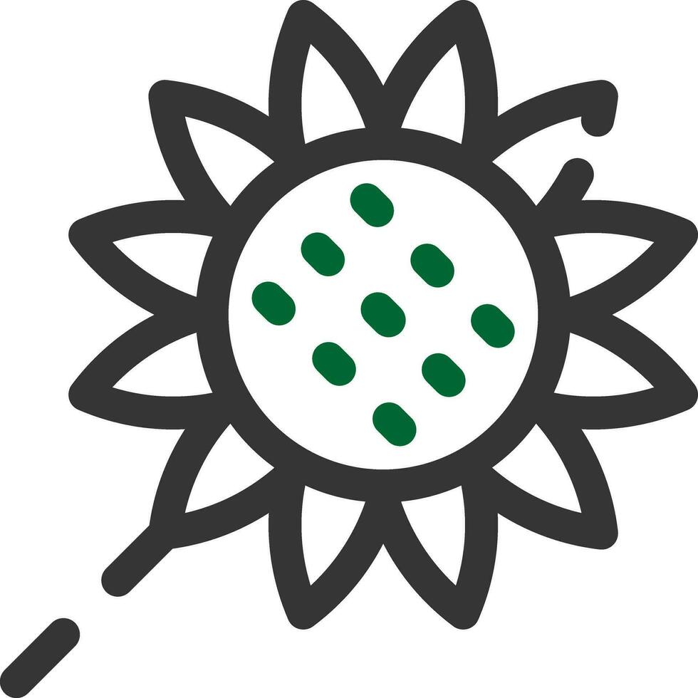 zonnebloem creatief icoon ontwerp vector