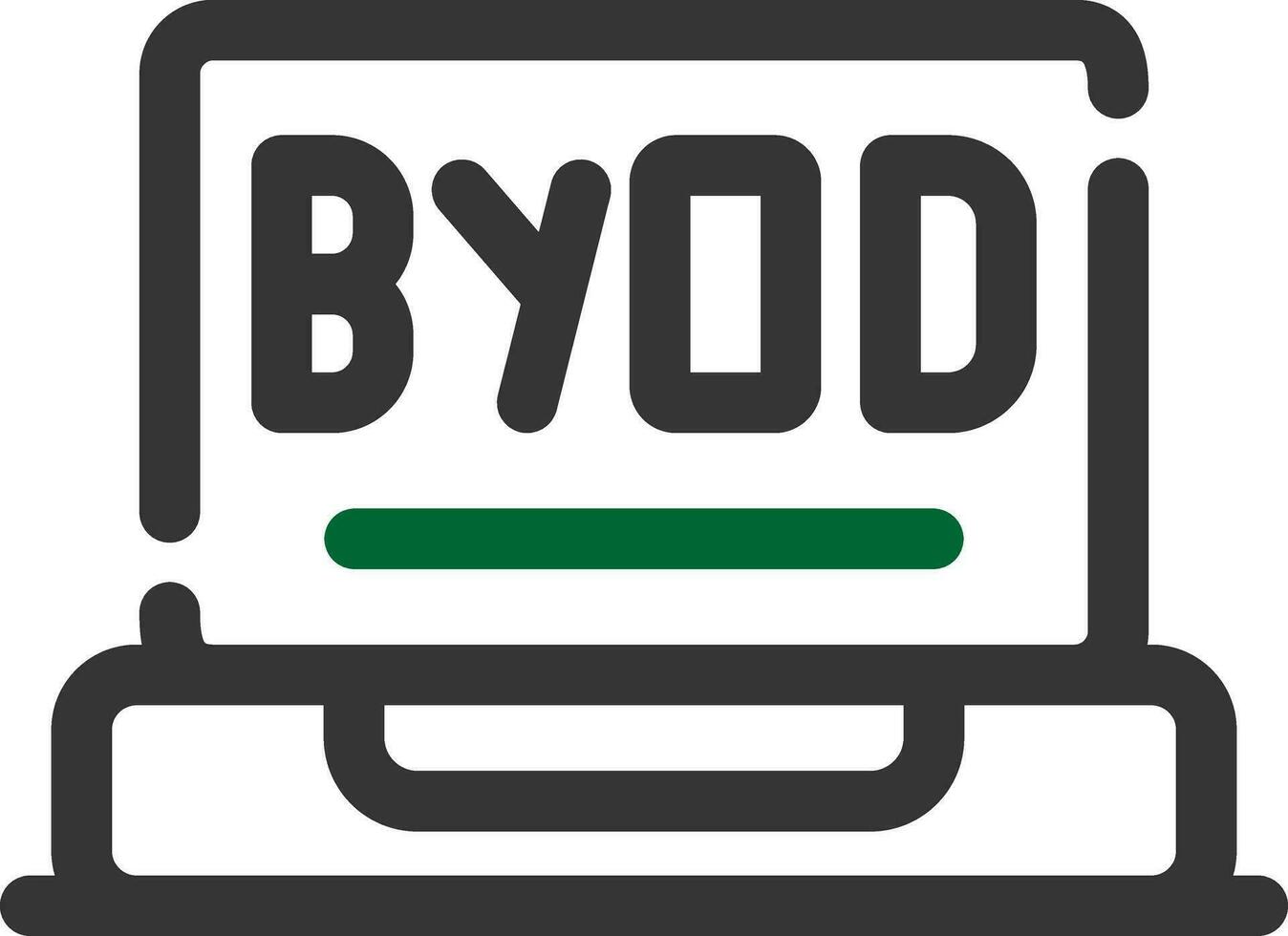 byod tour creatief icoon ontwerp vector