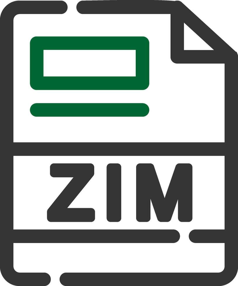 zim creatief icoon ontwerp vector