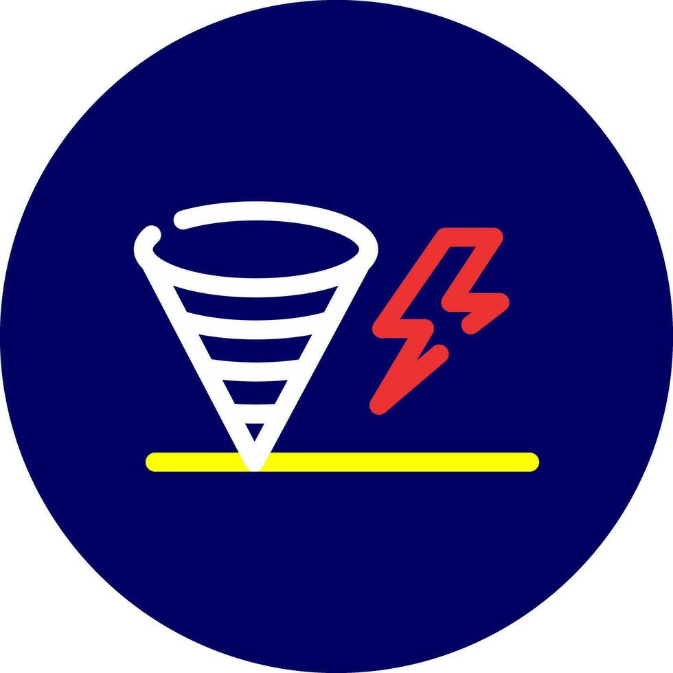 tornado creatief icoon ontwerp vector