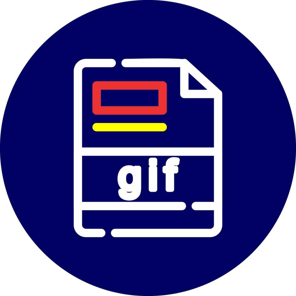 gif creatief icoon ontwerp vector