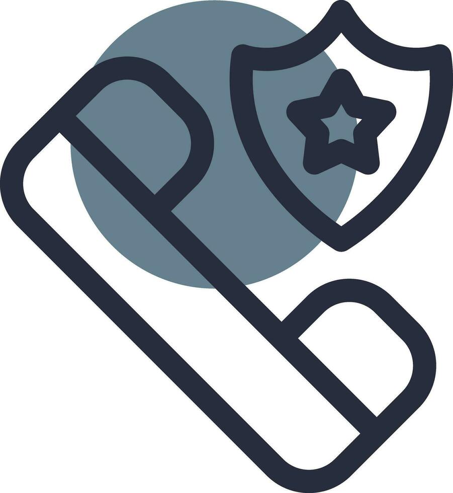 Politie telefoontje creatief icoon ontwerp vector