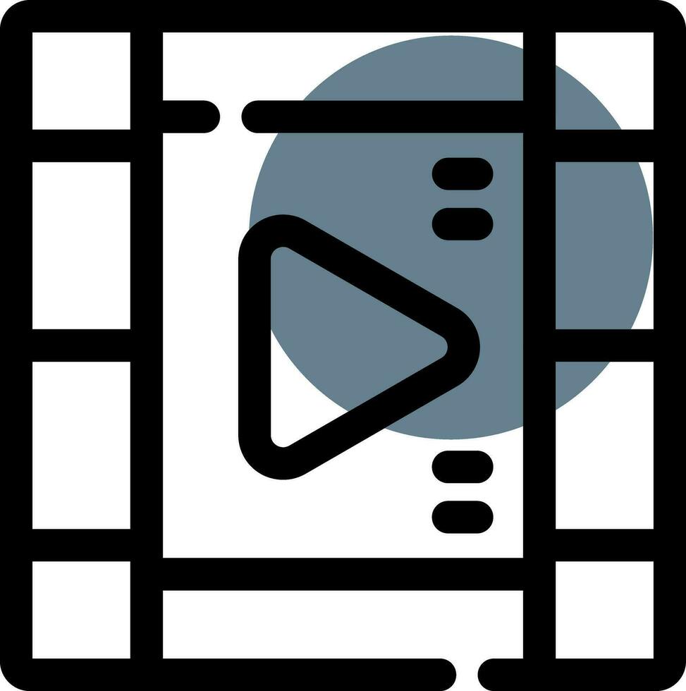 film strip creatief icoon ontwerp vector